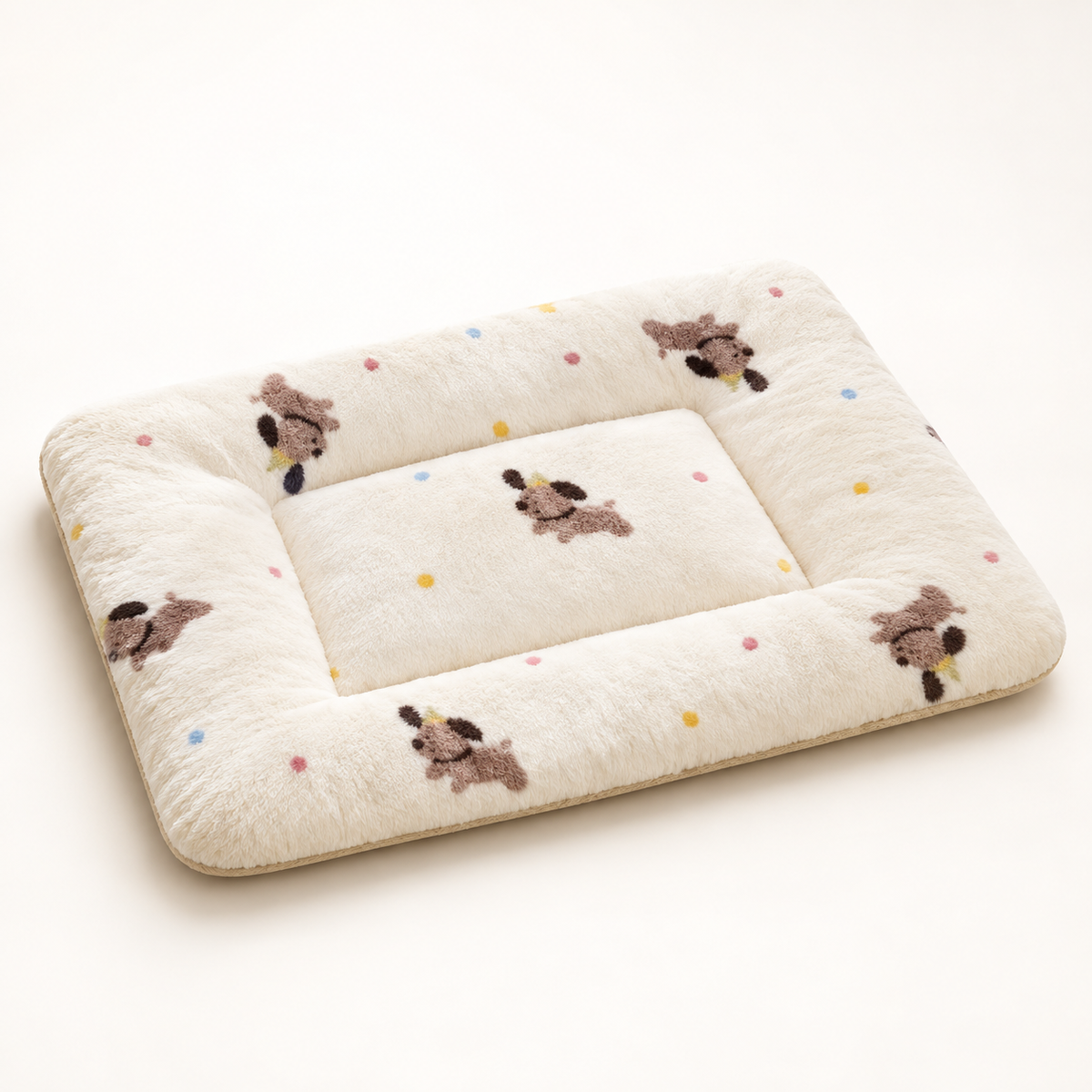 Plush Supportive Pet Bed