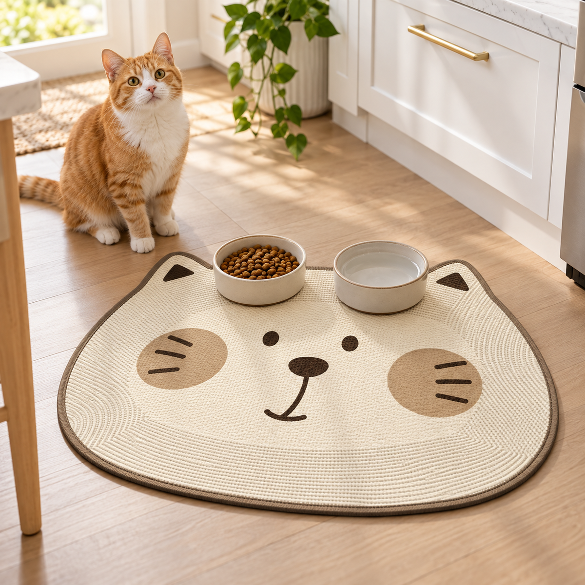 Water-Resistant Cat Feeding Mat