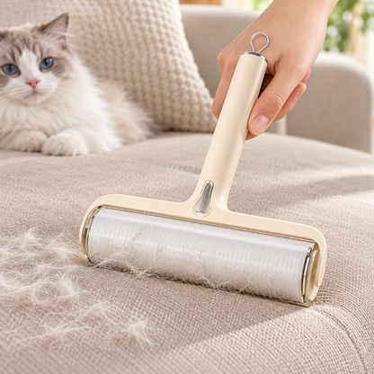 Extra-Wide Reusable Pet Hair Roller