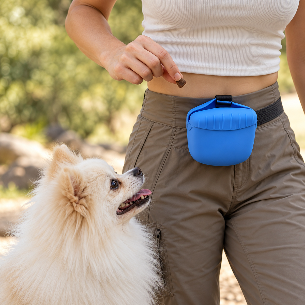 Silicone Dog Training Treat Pouch