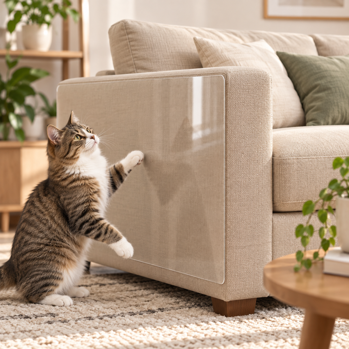 Clear Furniture Cat Scratch Guard