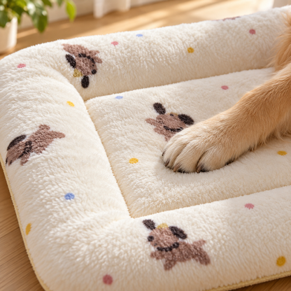 Plush Supportive Pet Bed