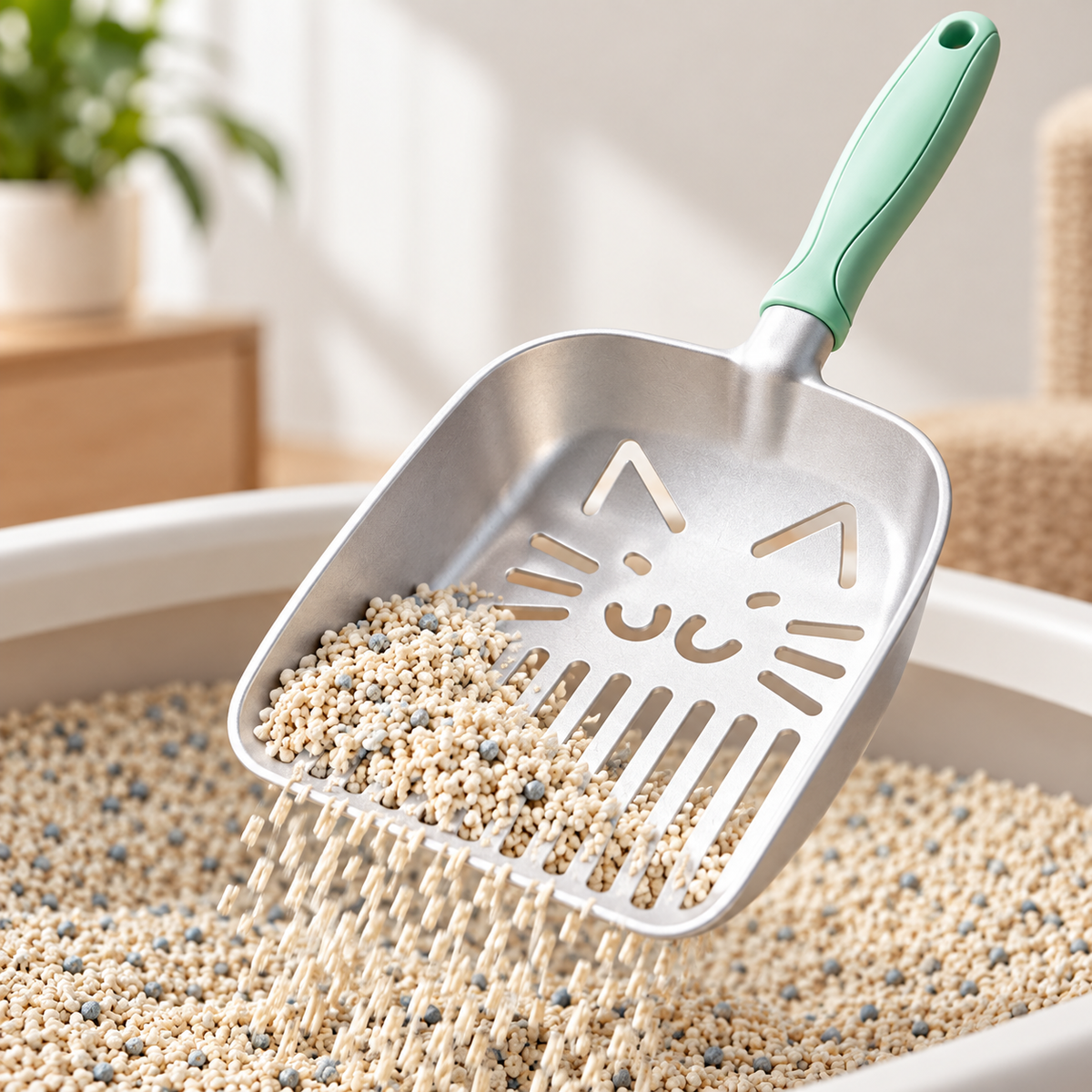 Stainless Steel Cat Litter Scoop