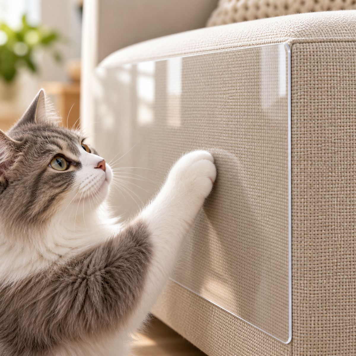 Clear Furniture Cat Scratch Guard