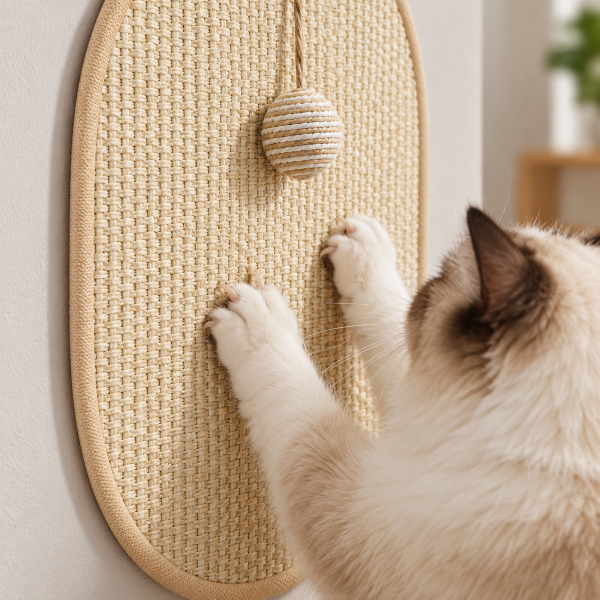 Wall-Mounted Cat Scratching Pad