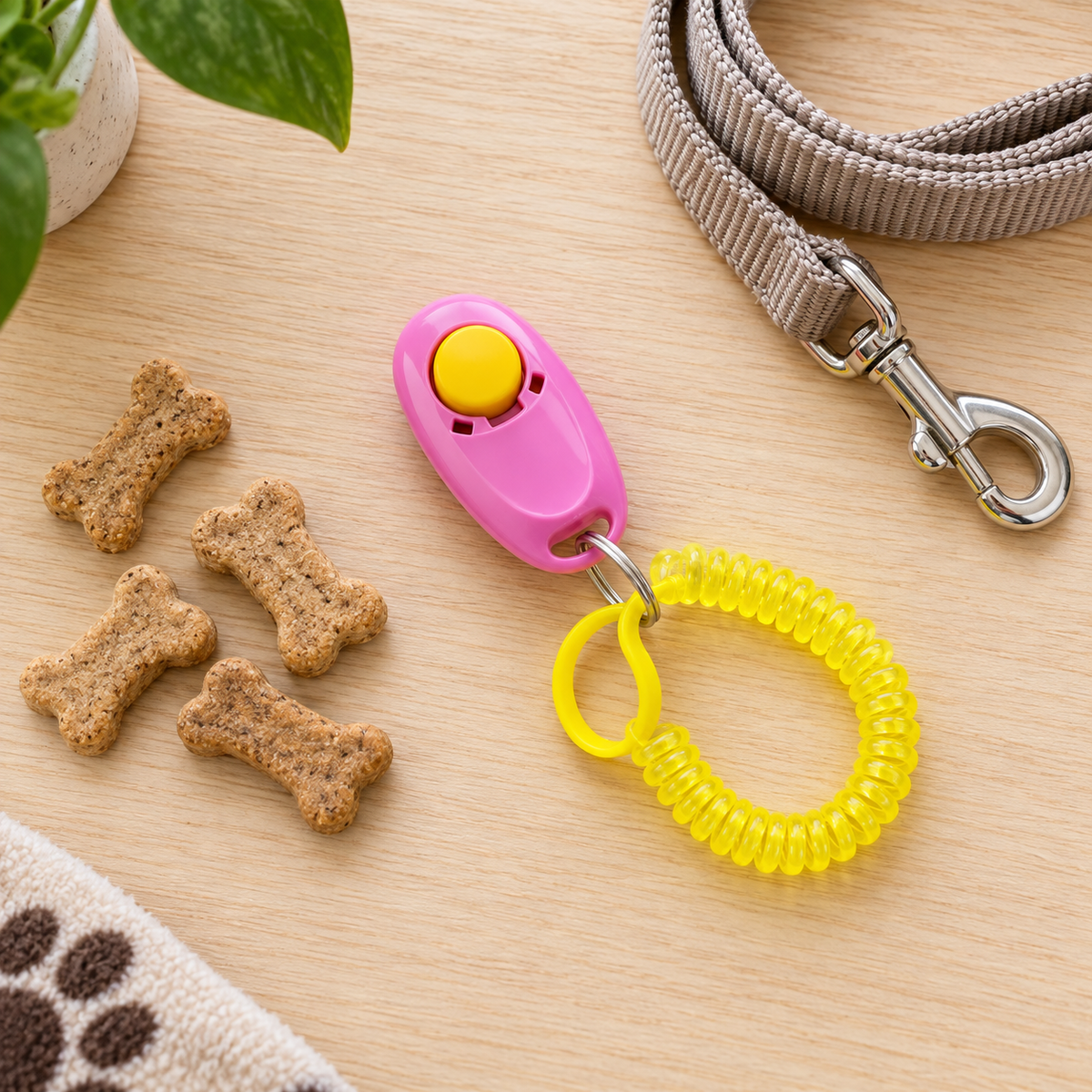 Dog Training Clicker With Wrist Coil