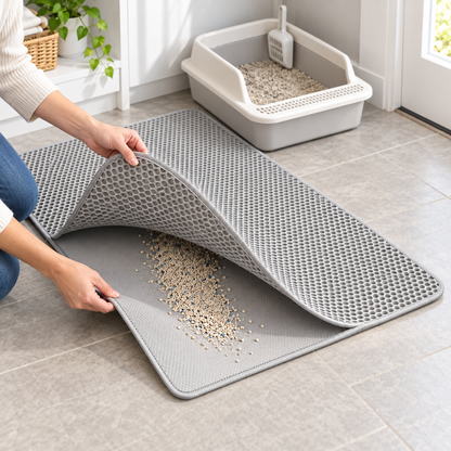 Jumbo Double-Layer Cat Litter Mat