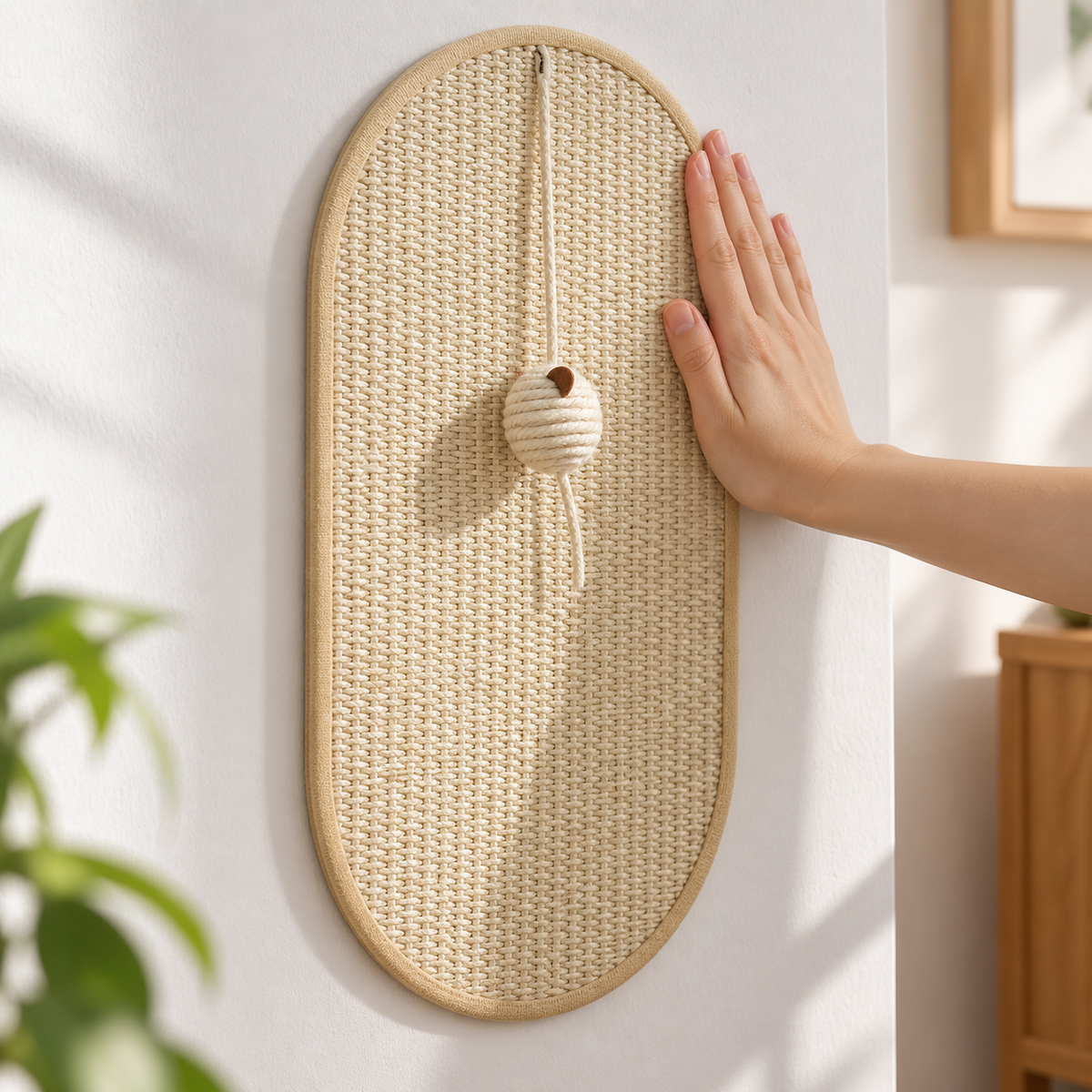 Wall-Mounted Cat Scratching Pad