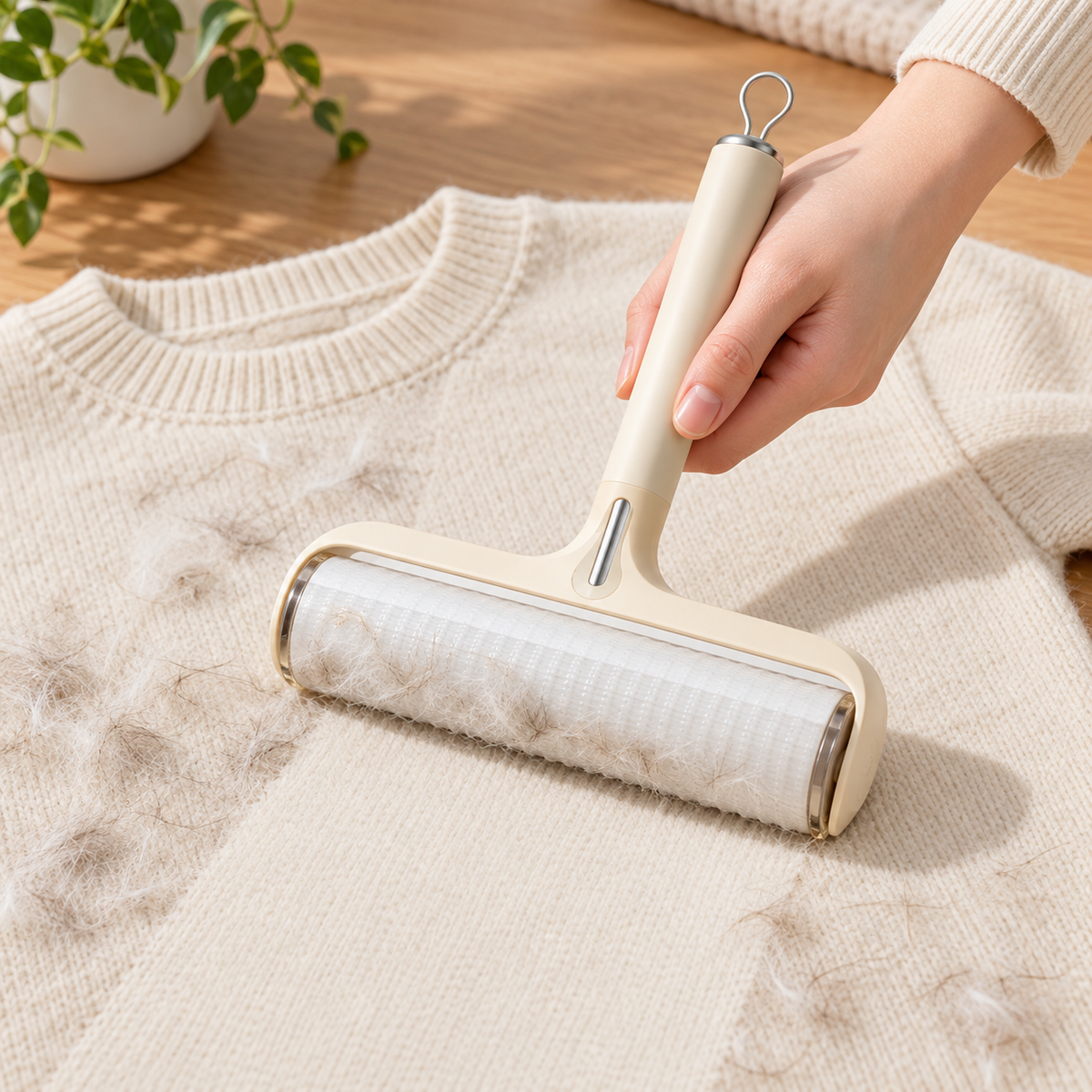 Extra-Wide Reusable Pet Hair Roller