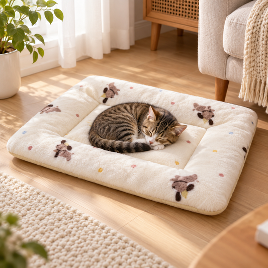Plush Supportive Pet Bed