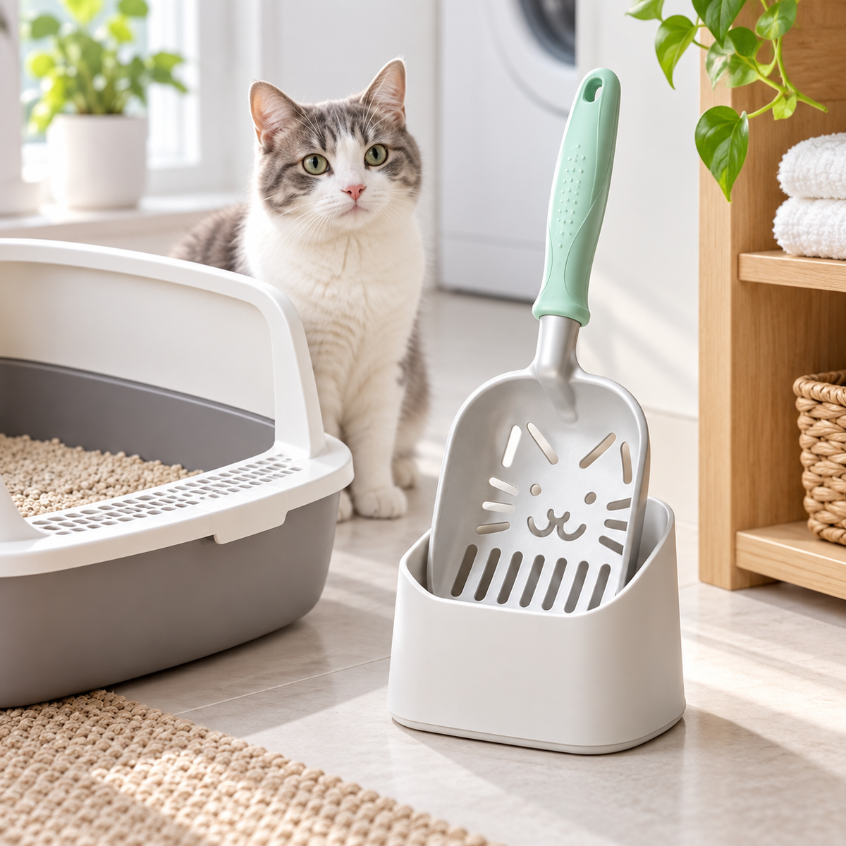 Stainless Steel Cat Litter Scoop