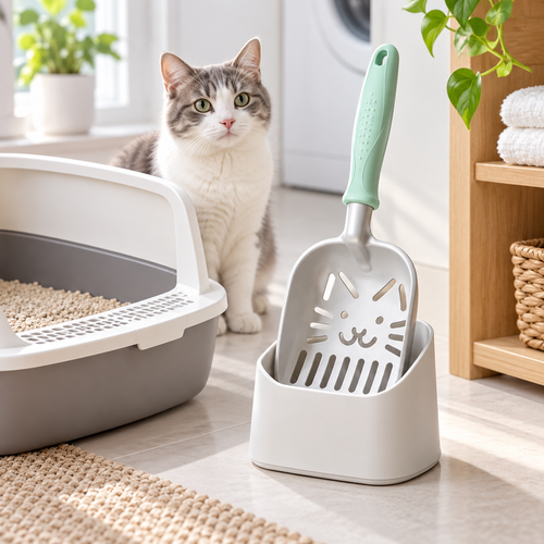 Stainless Steel Cat Litter Scoop