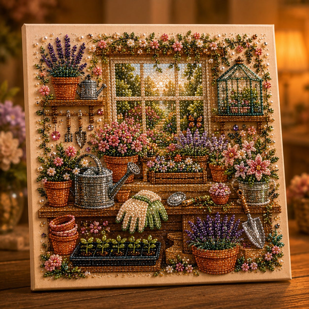 Petmoriqo Cozy Hobby Rooms Diamond Art Kit, image 11