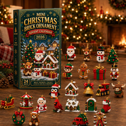 Petmoriqo 24-Day Mini Brick Ornament Advent Calendar, image 7