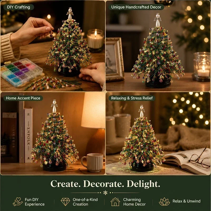 Petmoriqo DIY Beaded Christmas Tree Kit, image 3
