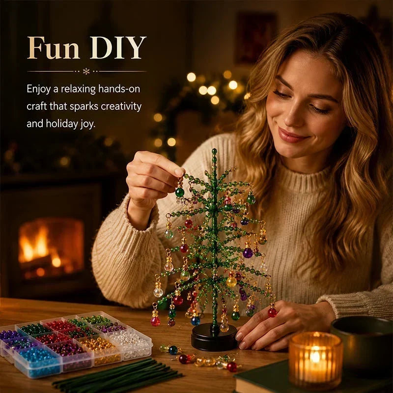 Petmoriqo DIY Beaded Christmas Tree Kit, image 4