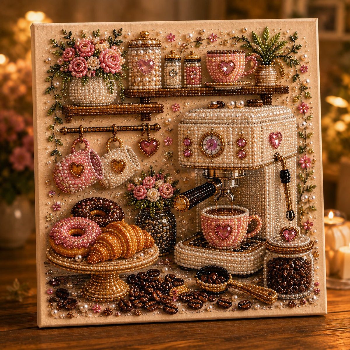 Petmoriqo Cozy Hobby Rooms Diamond Art Kit, image 9