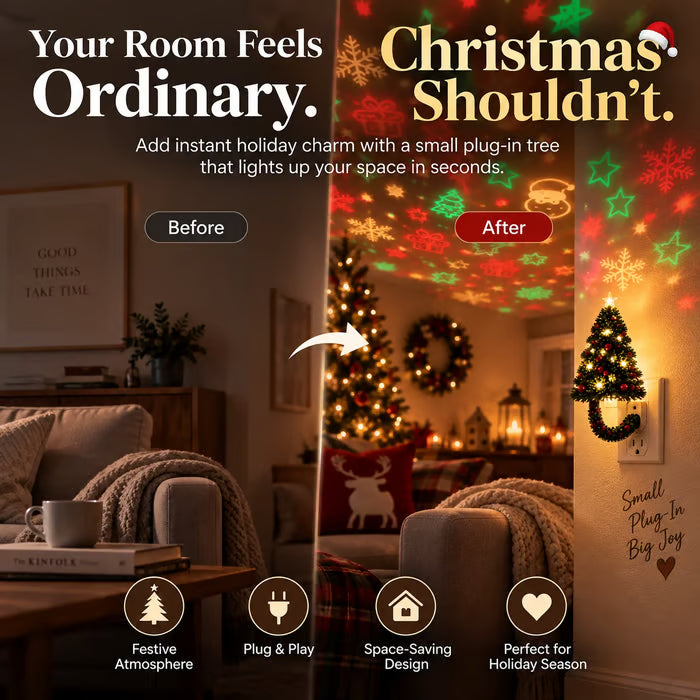 Petmoriqo Christmas Tree Projection Night Light, image 7
