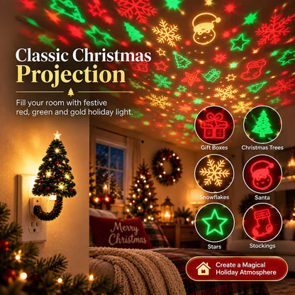 Petmoriqo Christmas Tree Projection Night Light, image 8