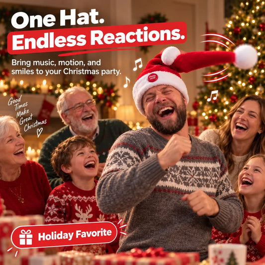 Petmoriqo Singing & Dancing Santa Hat, image 1