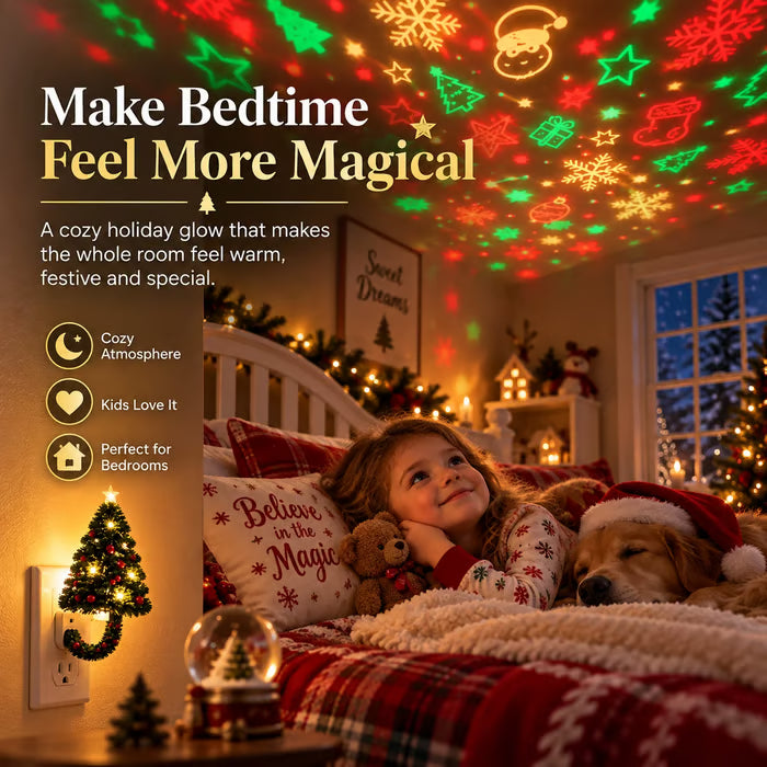 Petmoriqo Christmas Tree Projection Night Light, image 5