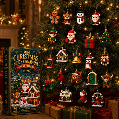 Petmoriqo 24-Day Mini Brick Ornament Advent Calendar, image 4
