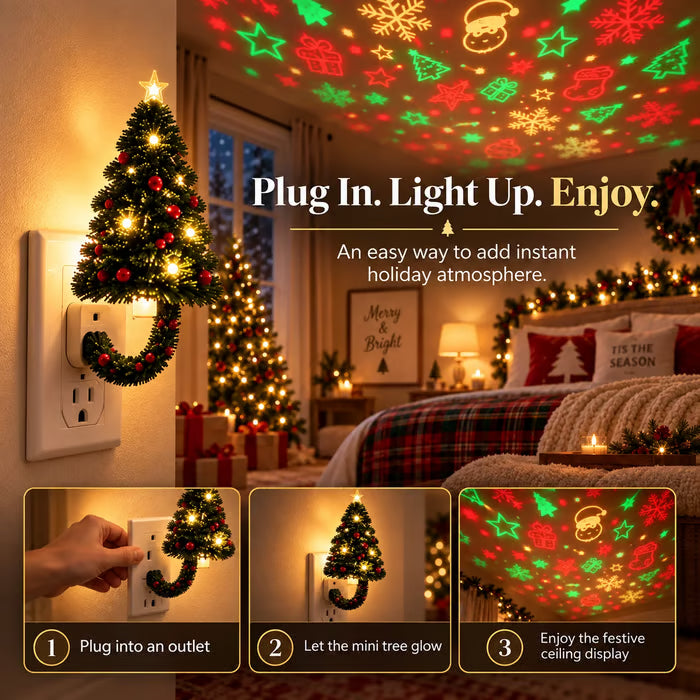 Petmoriqo Christmas Tree Projection Night Light, image 6