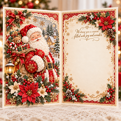 3D Layered Christmas Greeting Card, image 7