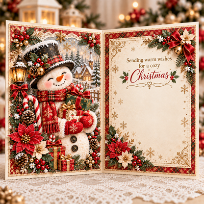 3D Layered Christmas Greeting Card, image 9