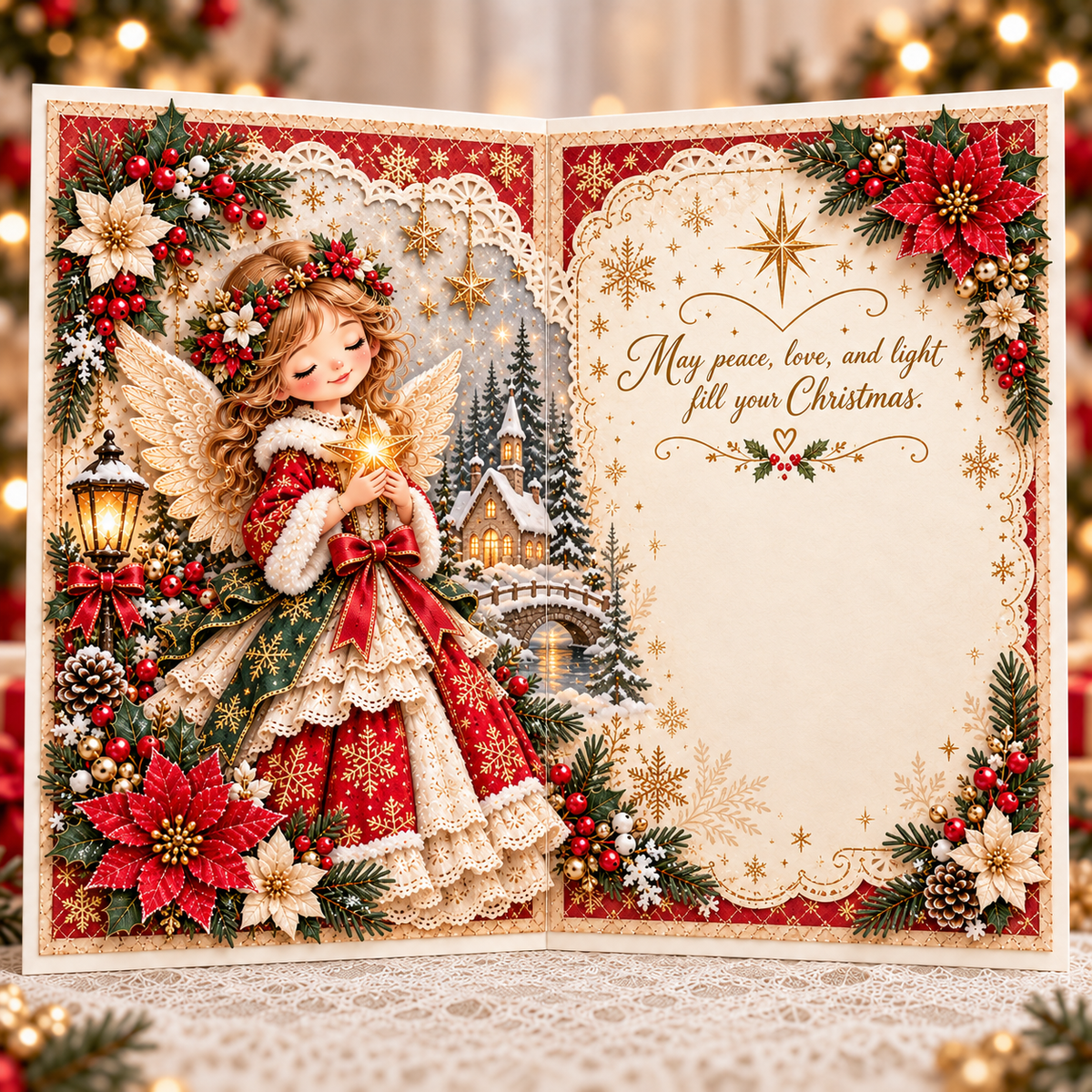 3D Layered Christmas Greeting Card, image 11
