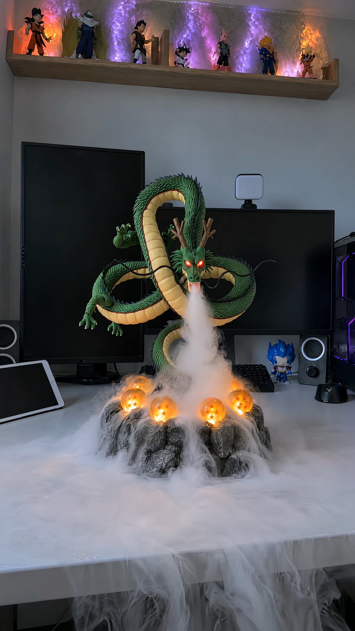 🐉 Mythic Dragon Ambient Humidifier | Glowing Orbs, Cool Mist & Epic Desk Setup Magic ✨