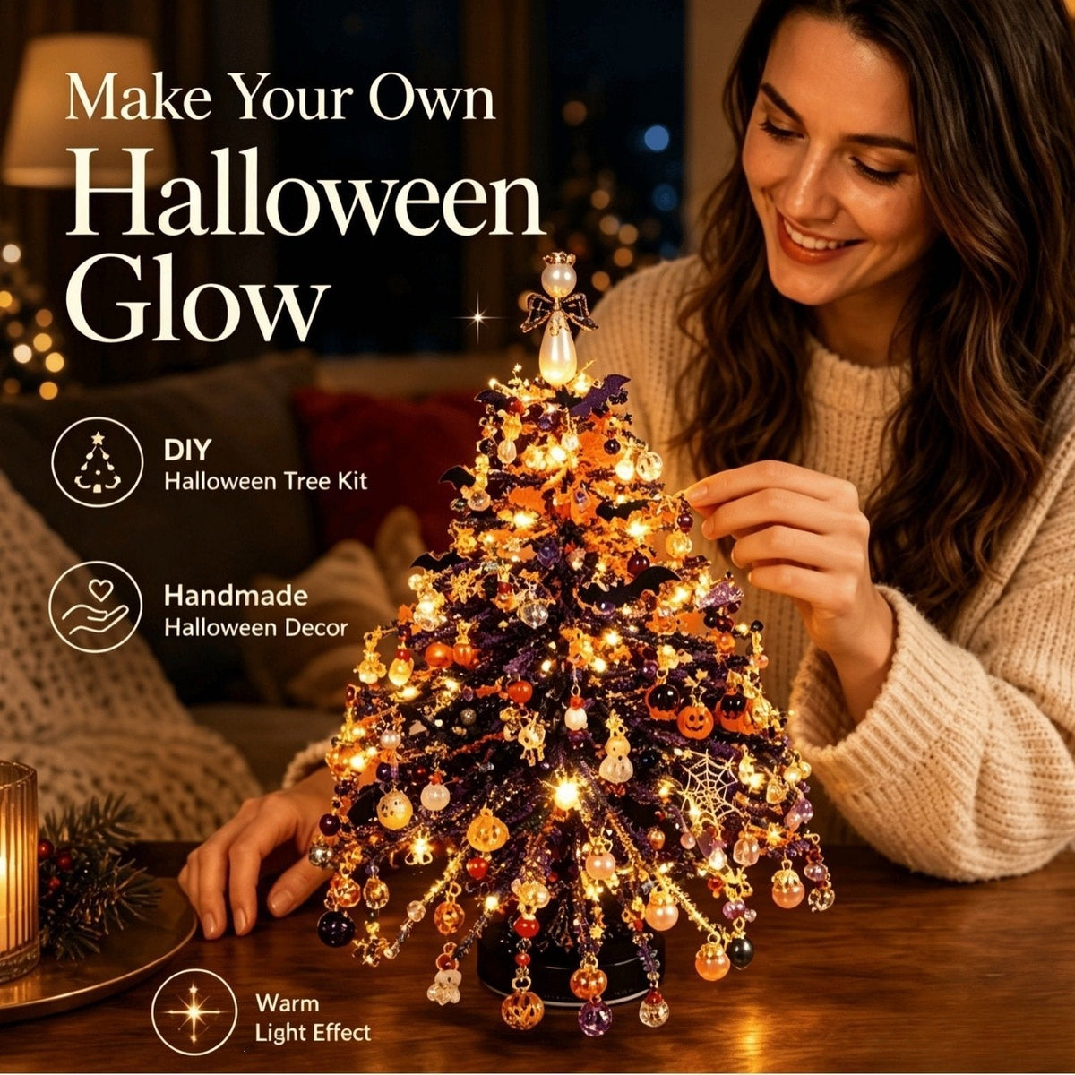 Petmoriqo DIY Beaded Christmas Tree Kit, image 11