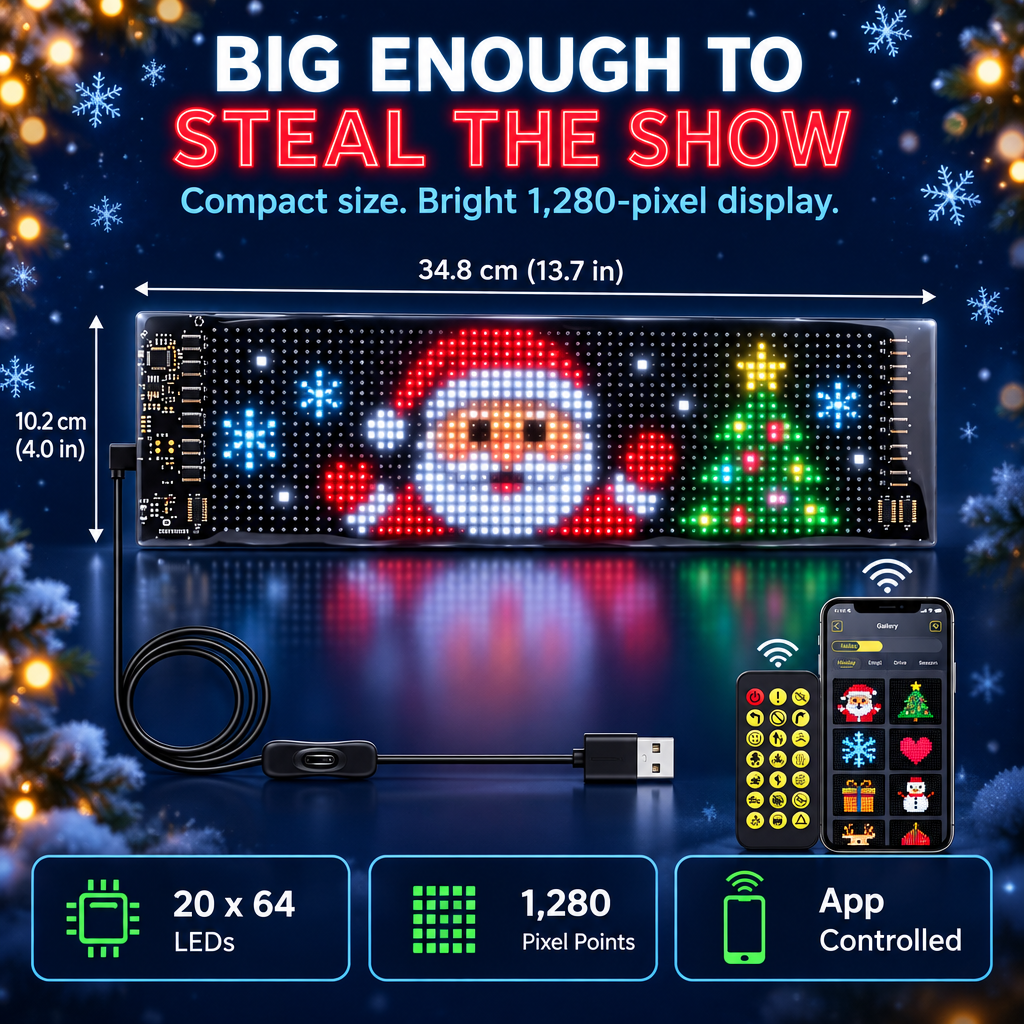 PETMORIQO Car Window LED Display view 5