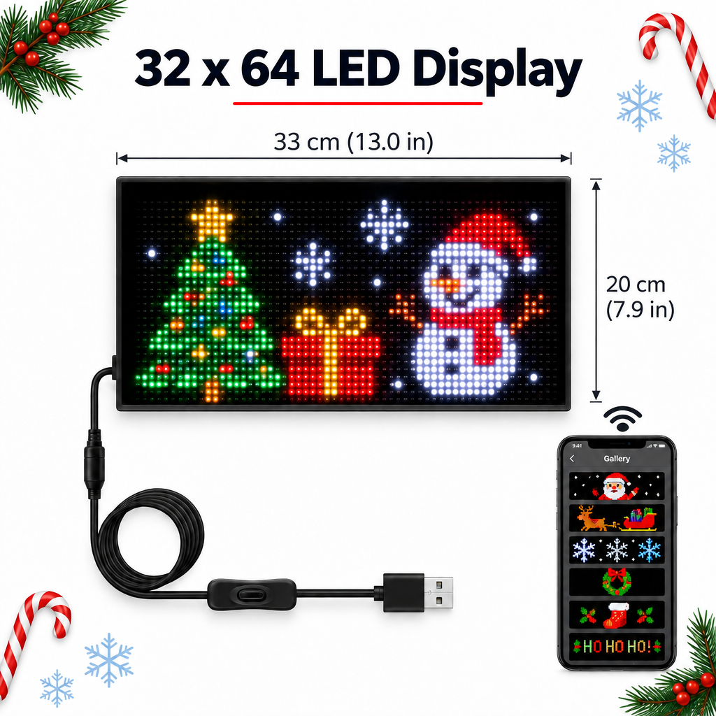 PETMORIQO Car Window LED Display view 6