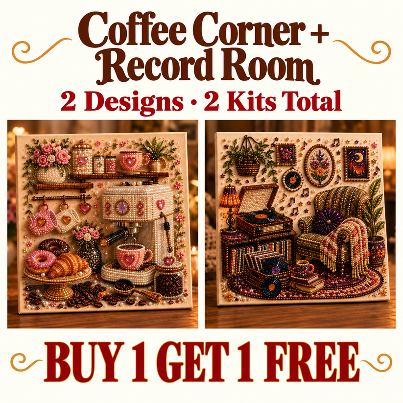 🔥Last Day Buy 1 Get 1 Free $24.97 Each🔥Almost Gone-💥✨ Cozy Hobby Rooms 3D Diamond Art Kit