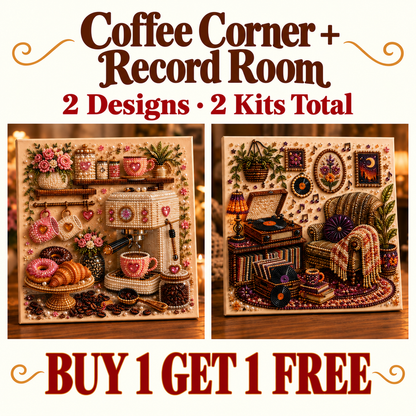 🔥Last Day Buy 1 Get 1 Free $24.97 Each🔥Almost Gone-💥✨ Cozy Hobby Rooms 3D Diamond Art Kit