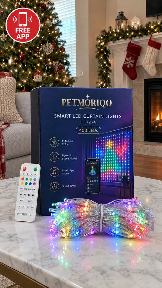 PETMORIQO Smart LED Curtain Lights