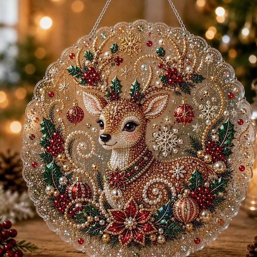 Christmas Pearl Diamond Art Hanging Ornament Kit - image 7
