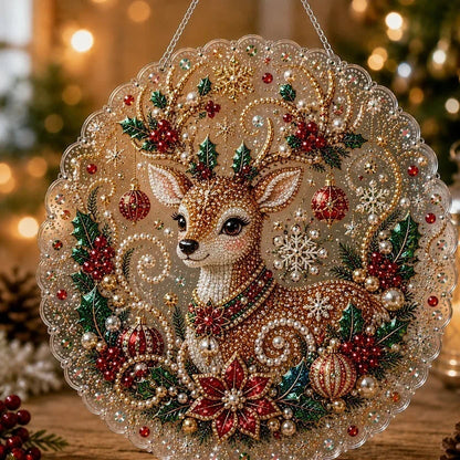 Christmas Pearl Diamond Art Hanging Ornament Kit - image 7
