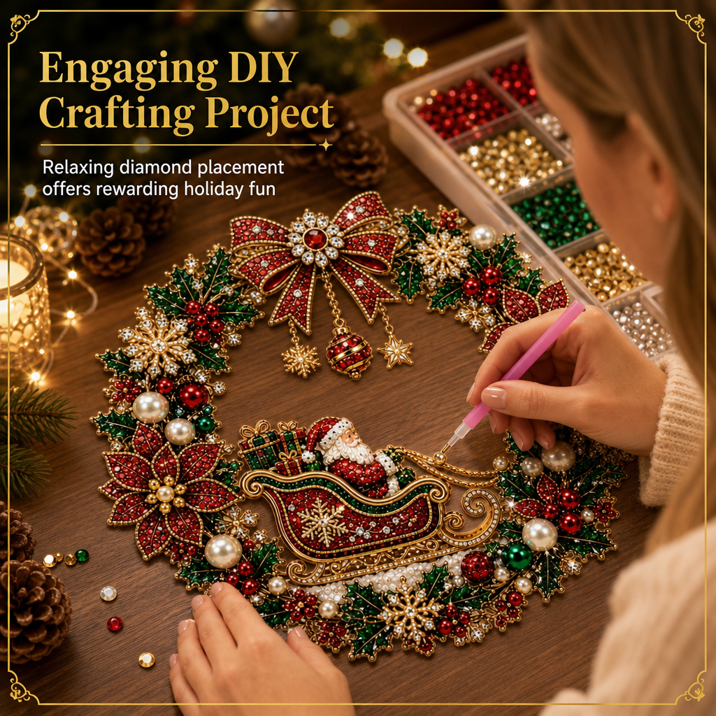 DIY Christmas Diamond Art Set - image 3