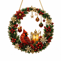 Red Christmas Bird