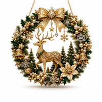 Golden Christmas Deer