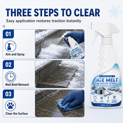 ⚡⚡⚡LAST 44 PCS LEFT!!! Outdoor De-Icing & Snow Melting Spray – pet-safe, dissolves frost on contact. Clear steps, walkways & patios fast
